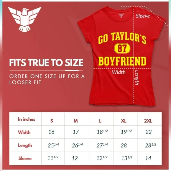 Go Taylor's Boyfriend #87 T-Shirt - Picture 9 of 9